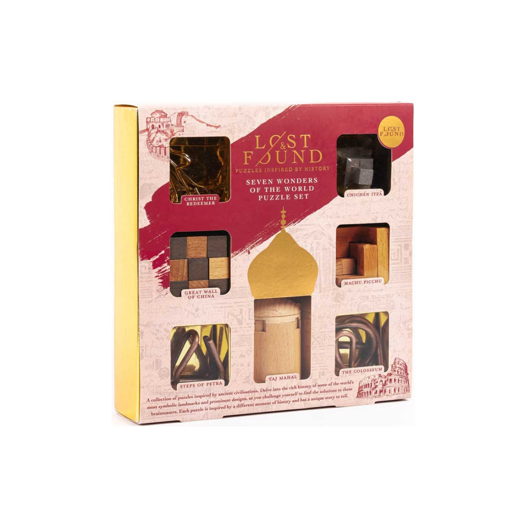 Seven Wonders of the World Brainteaser Puzzles Set