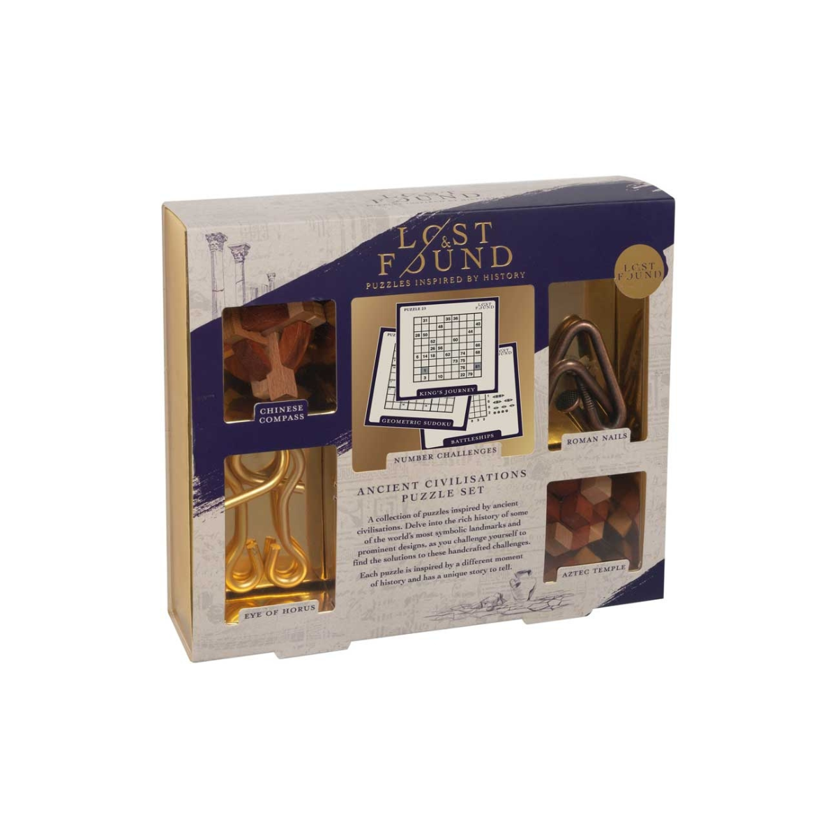 Lost & Found Ancient Civilisations Brainteaser Puzzles Set