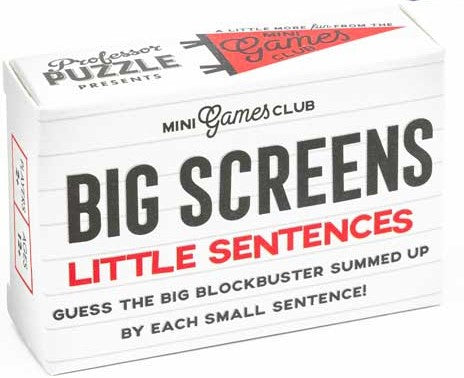 Big Screens, Little Sentences