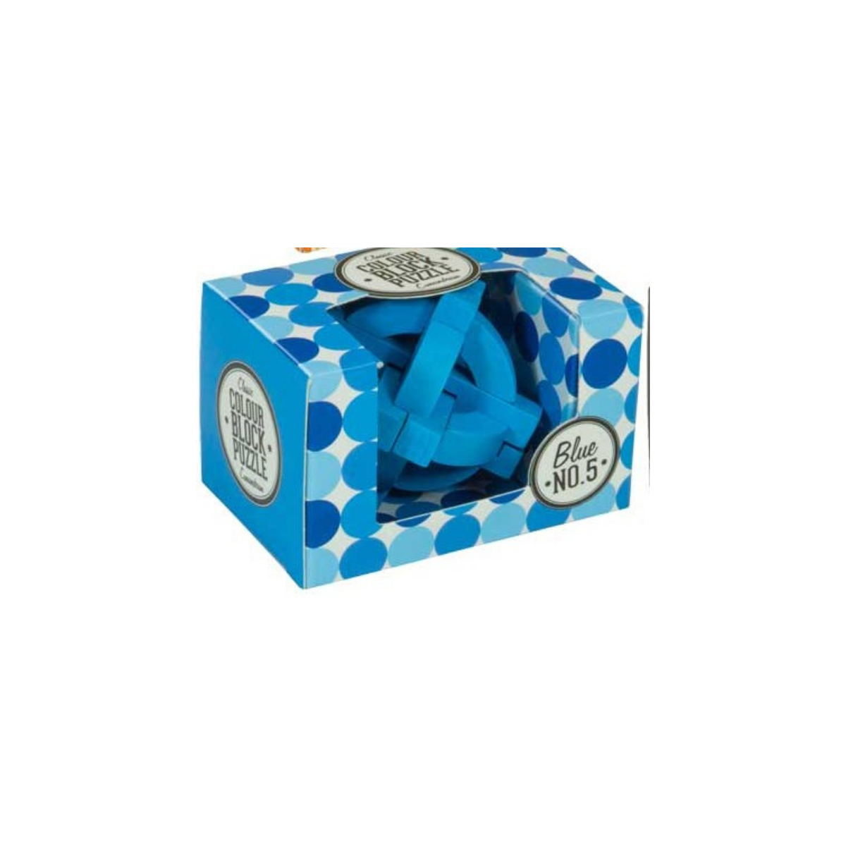 Blue Wooden Colour Block Puzzle