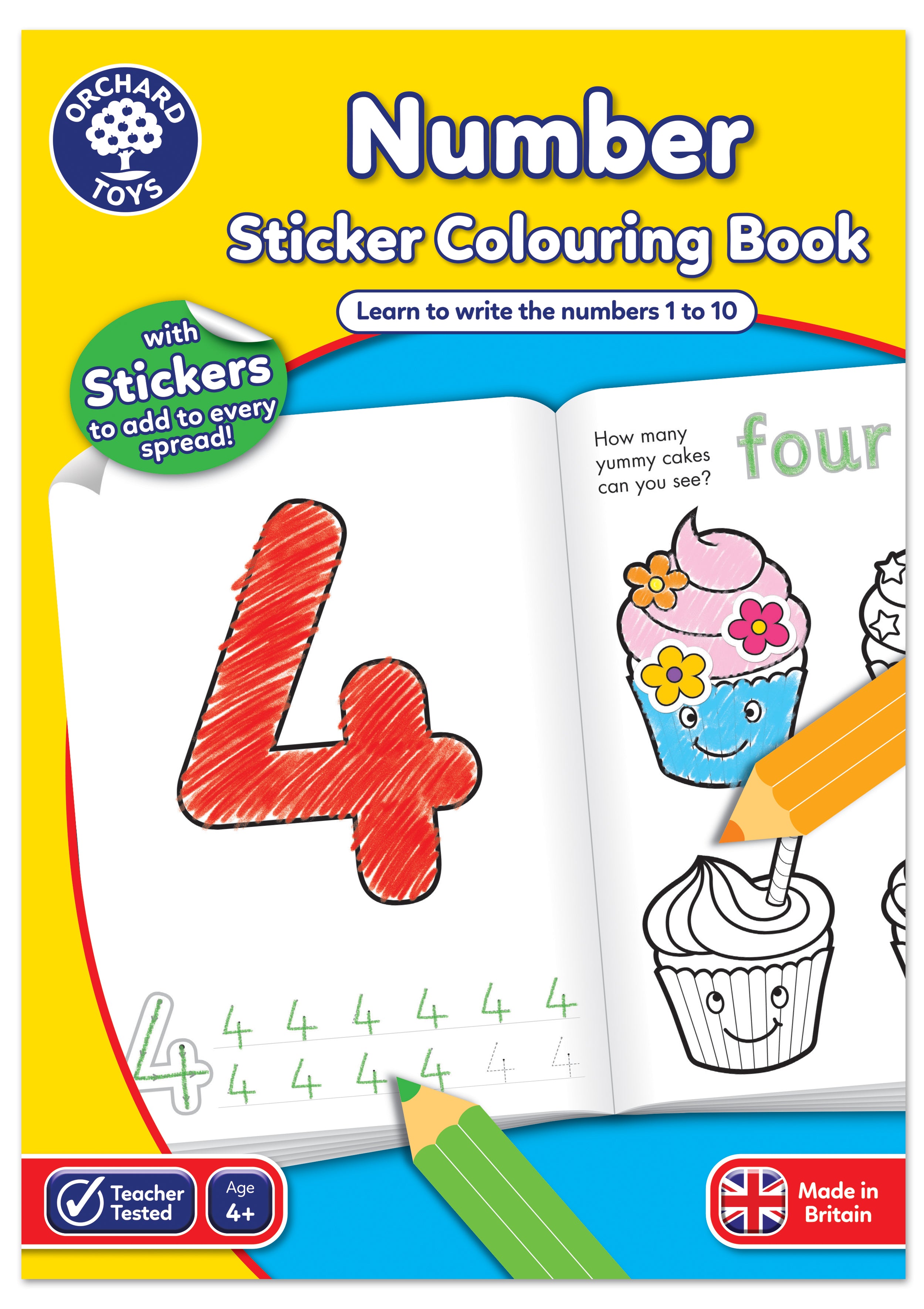 Number - Colouring Activity Book