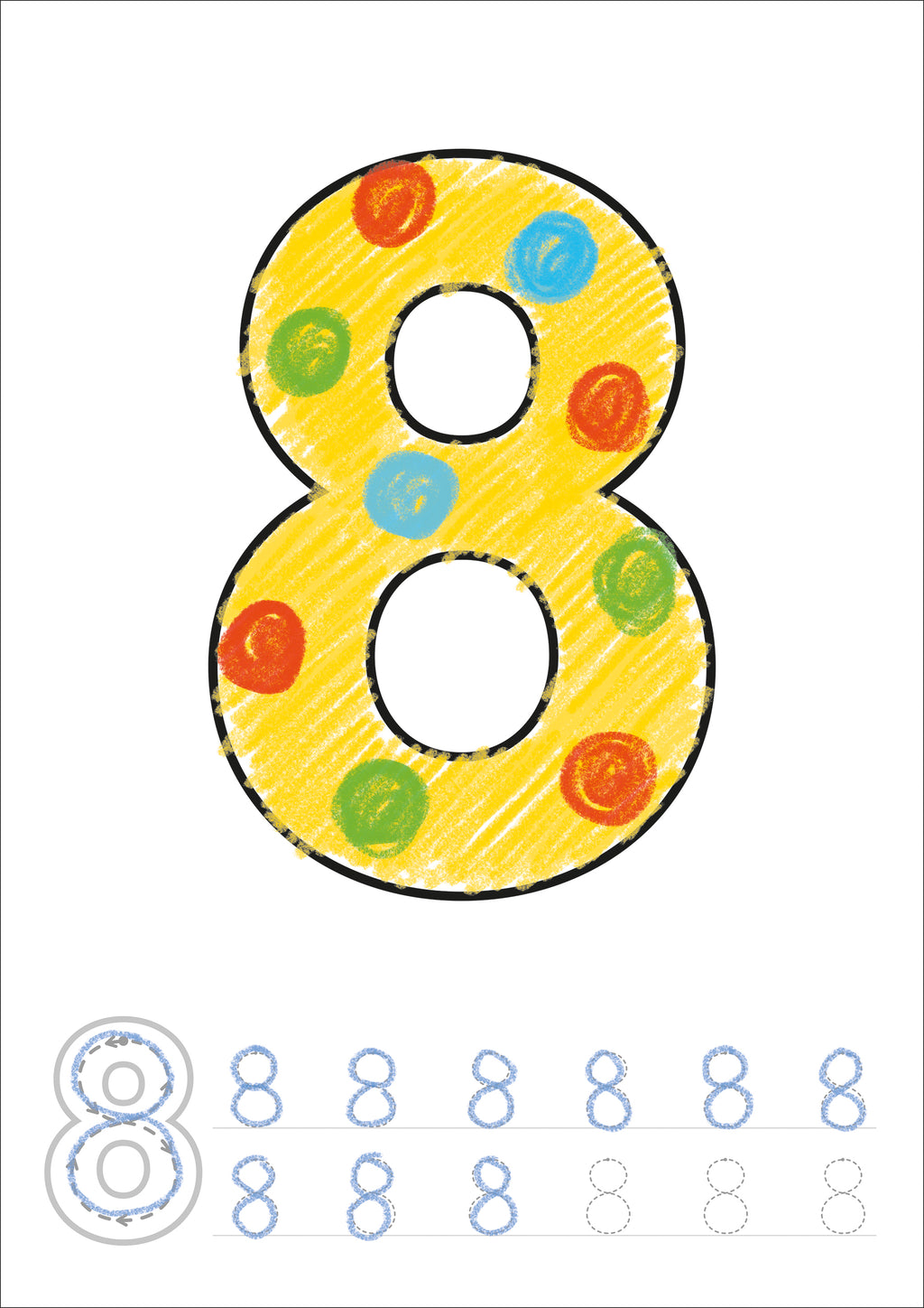 Number - Colouring Activity Book