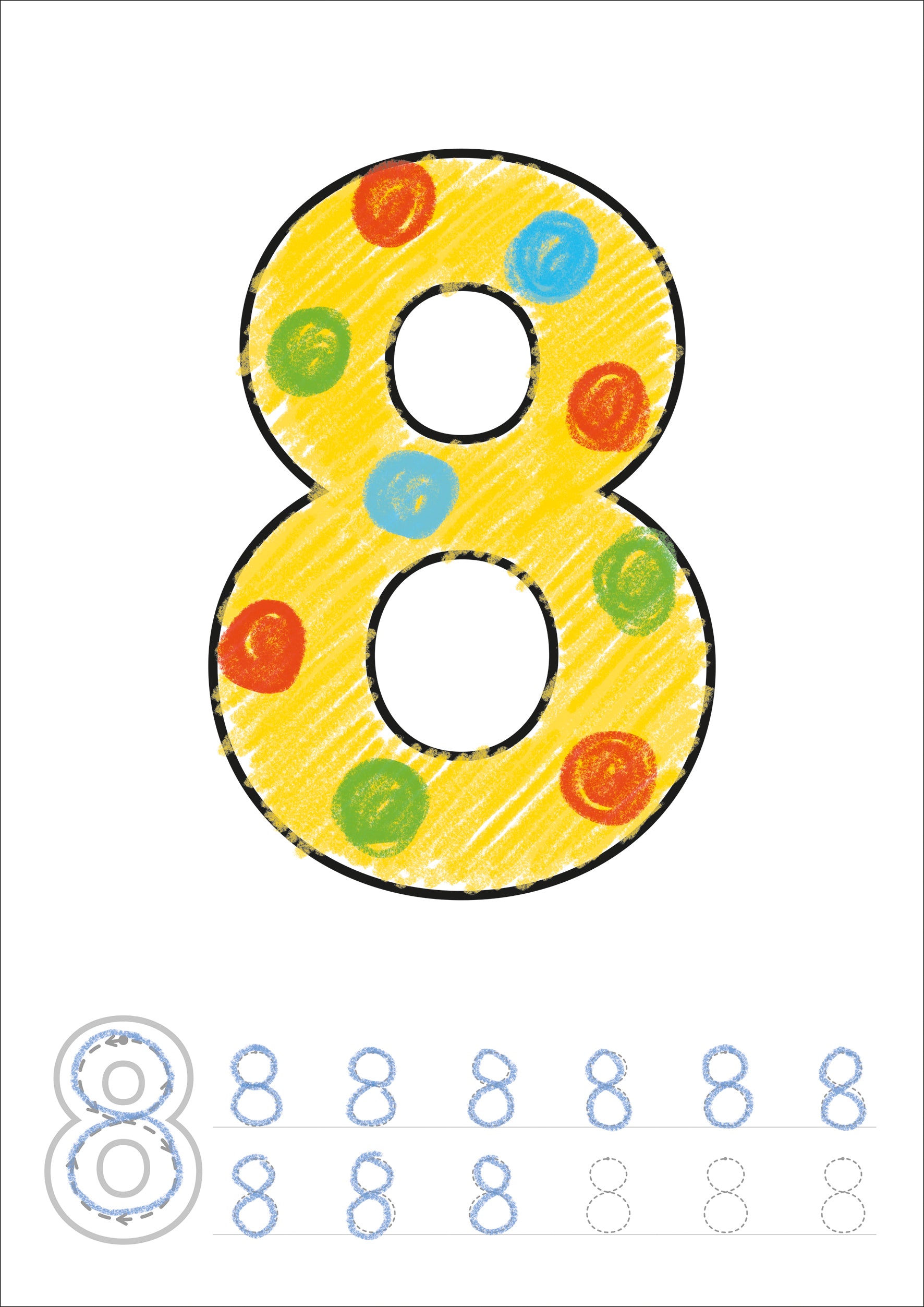 Number - Colouring Activity Book