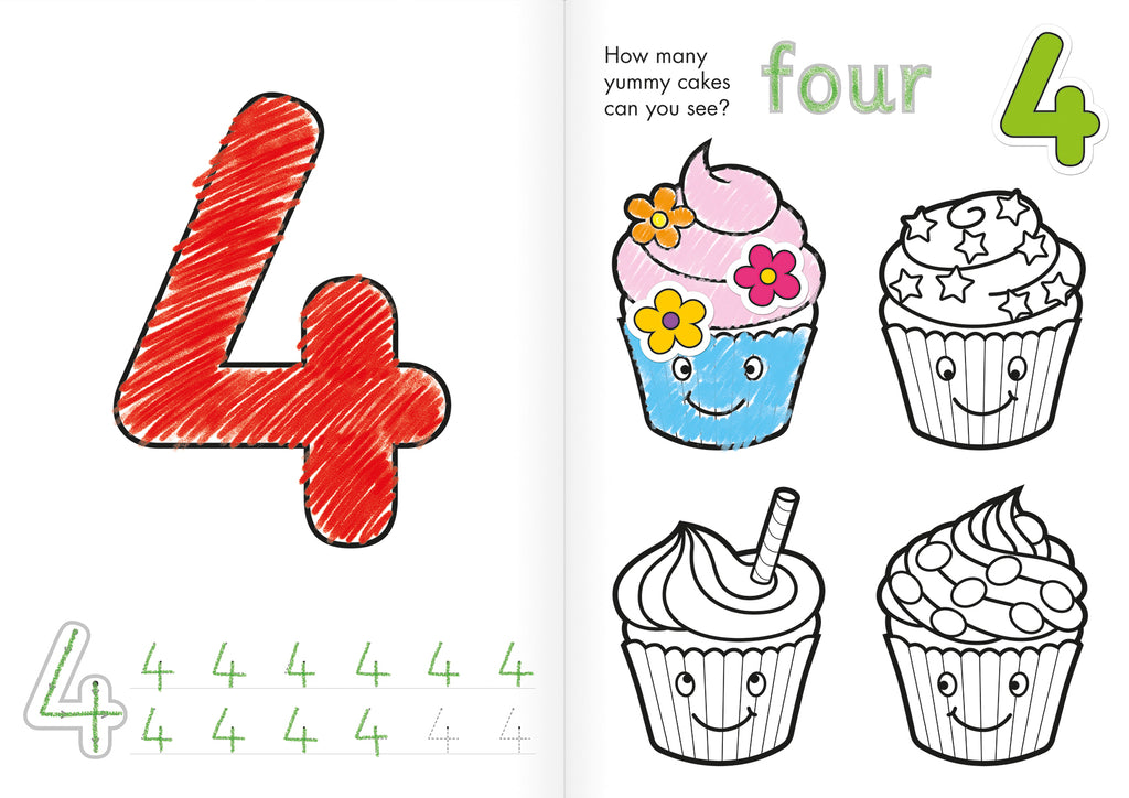 Number - Colouring Activity Book