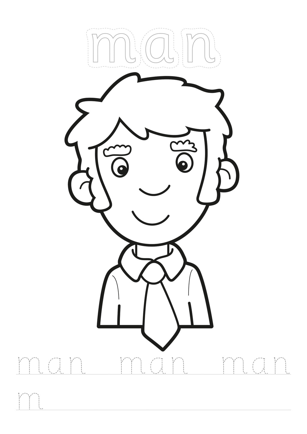 First Words - Colouring Activity Book