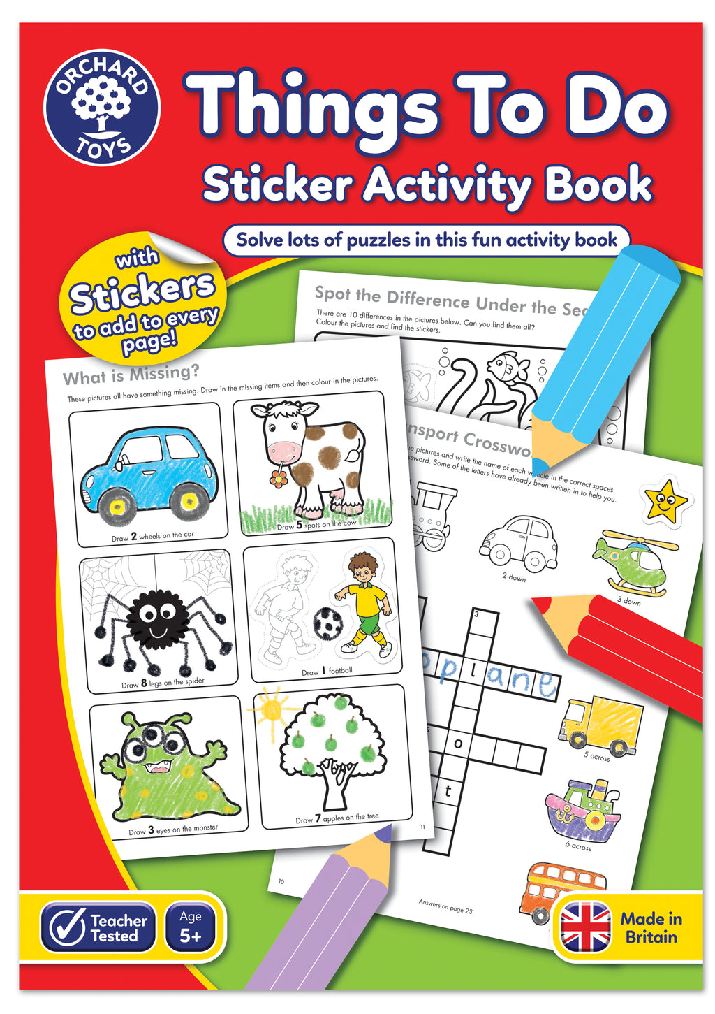 Things To Do - Colouring Activity Book
