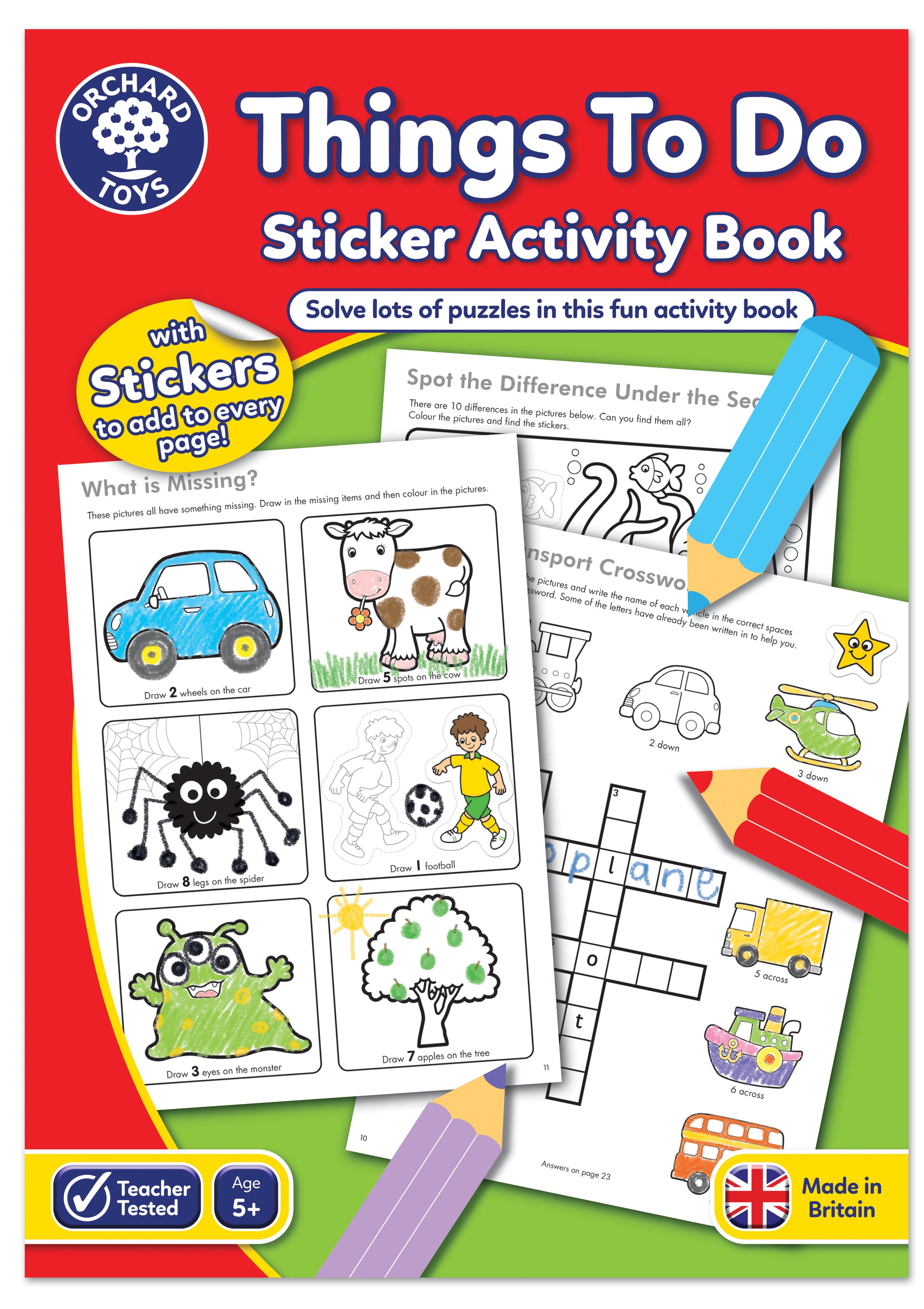 Things To Do - Colouring Activity Book