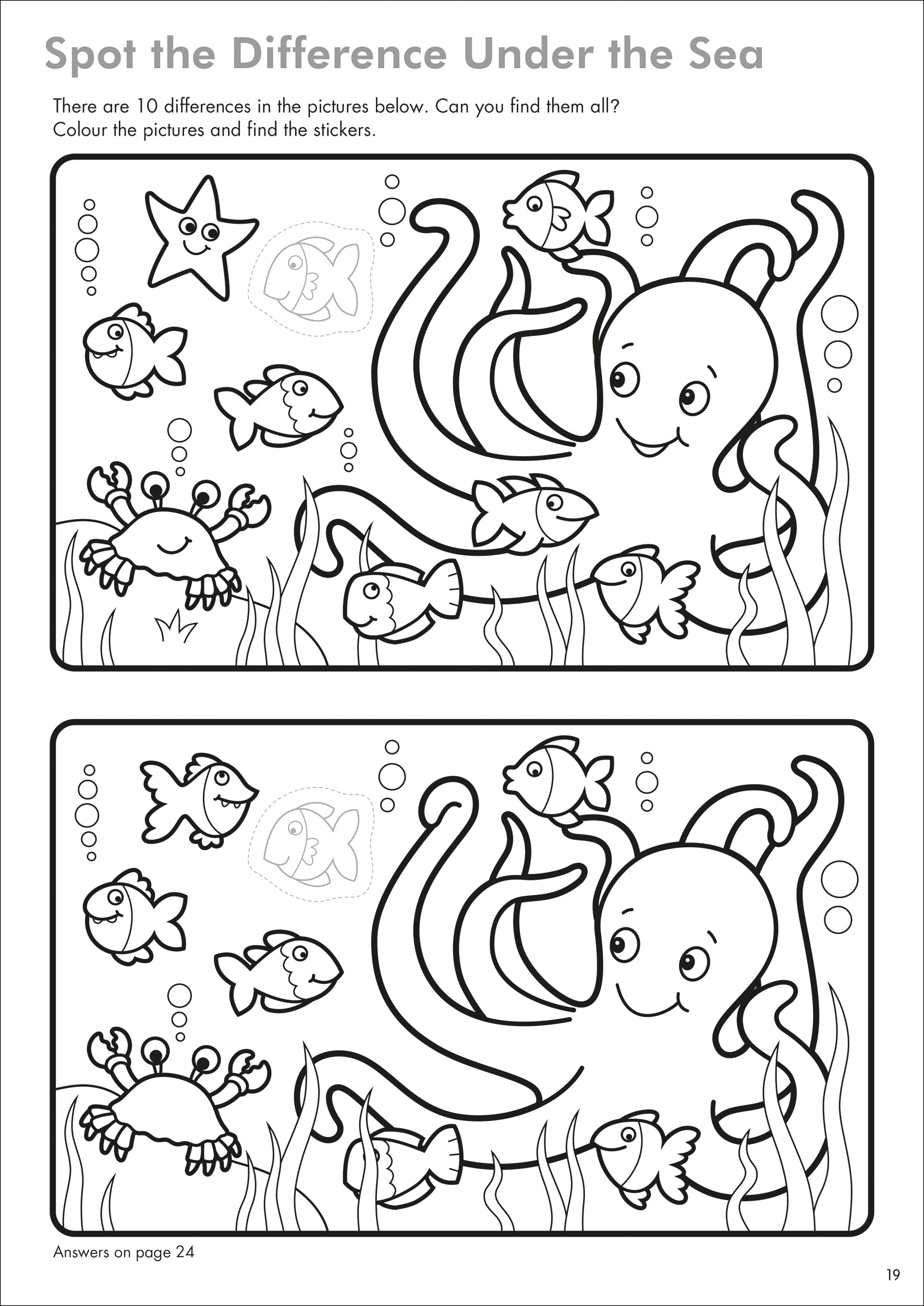Things To Do - Colouring Activity Book