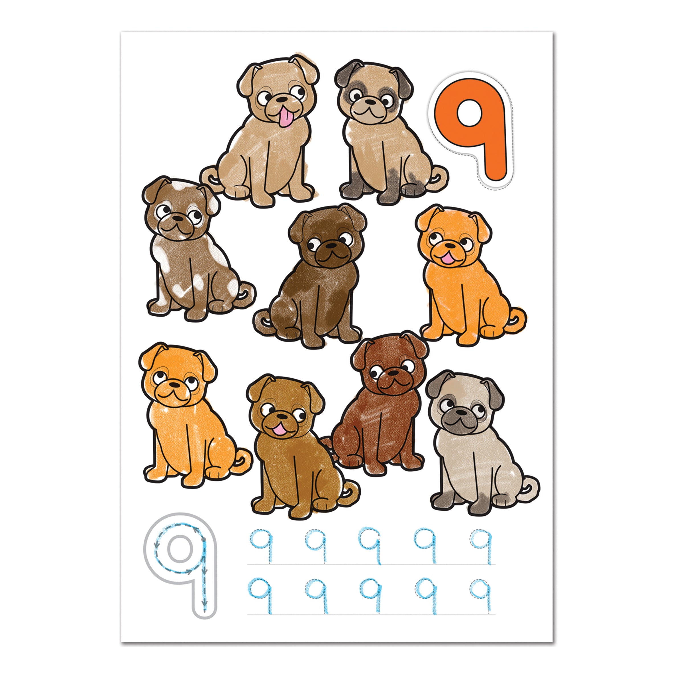 1-20 - Colouring Activity Book