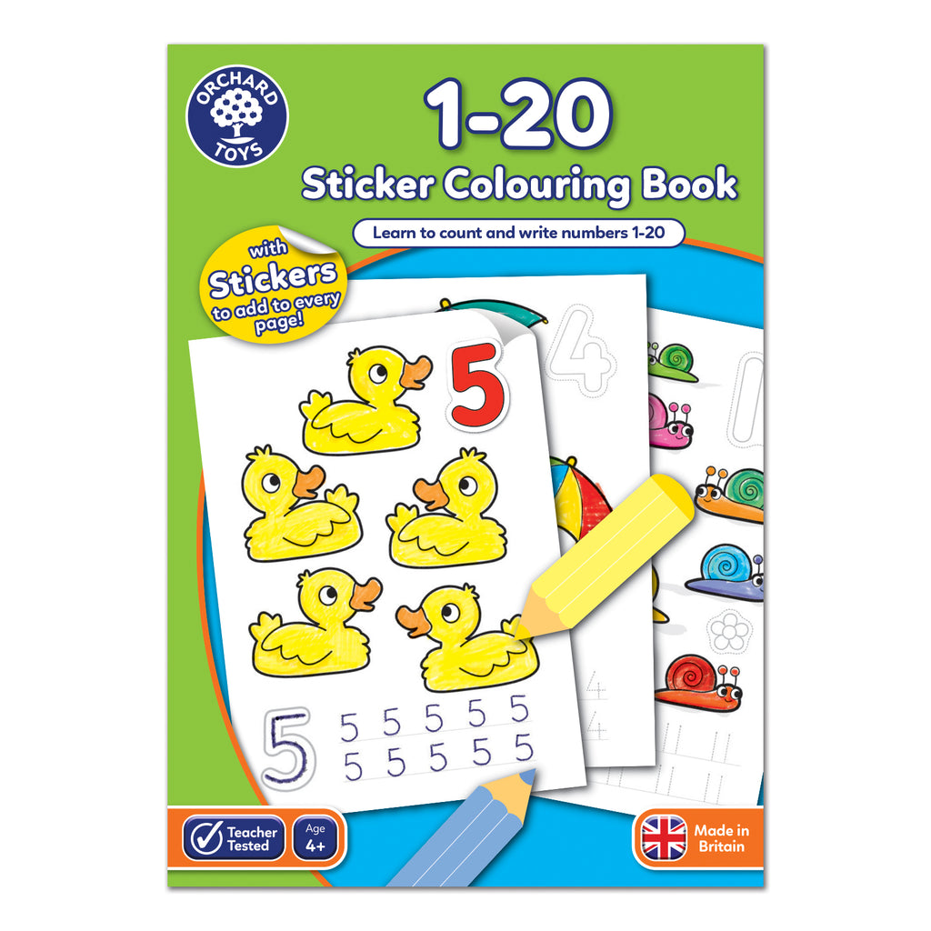 1-20 - Colouring Activity Book