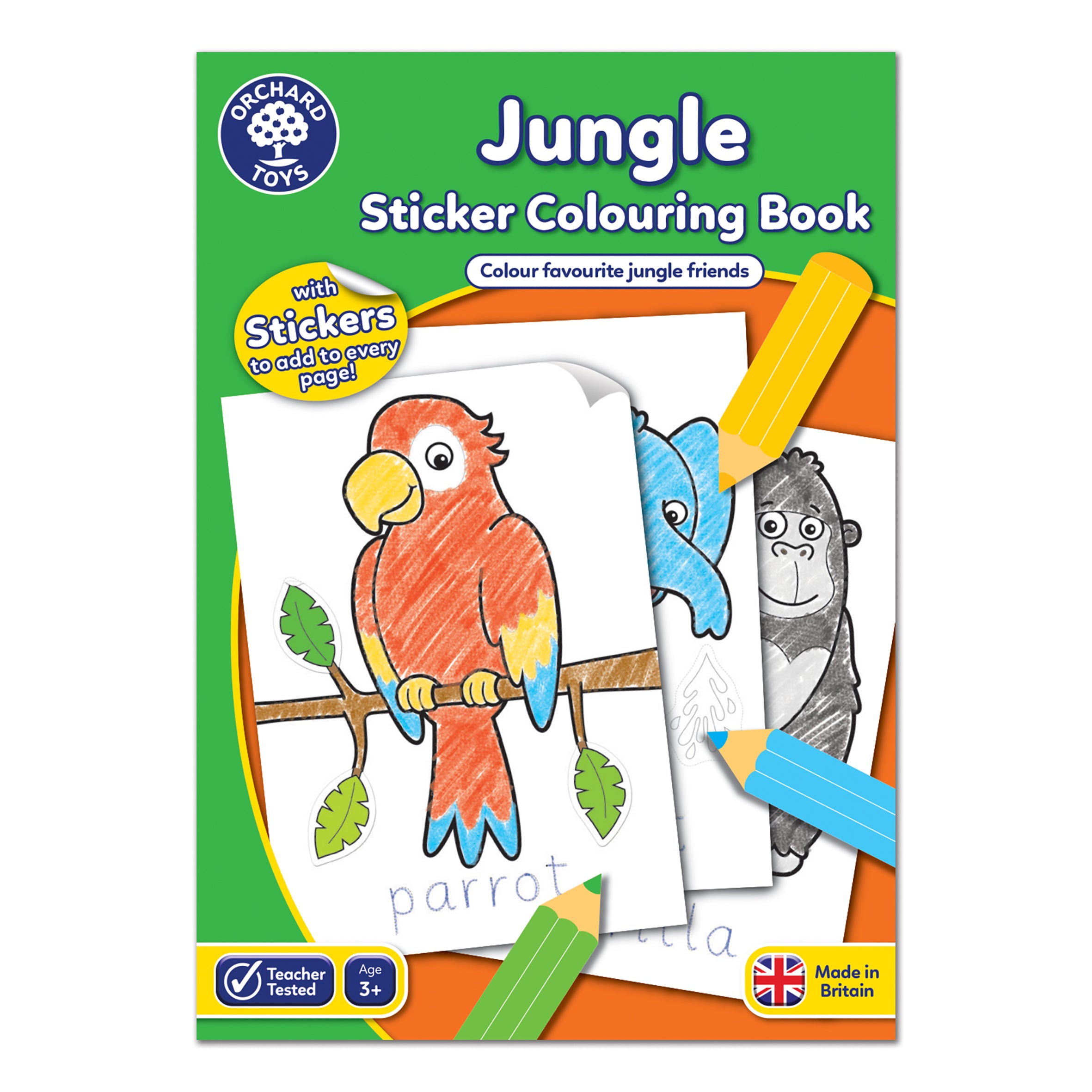 Jungle - Colouring Activity Book