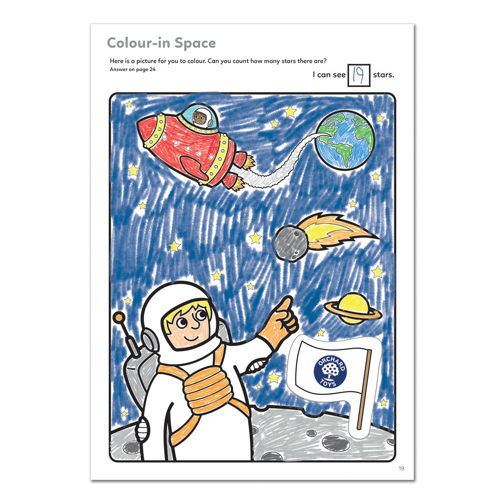 Outer Space - Colouring Activity Book