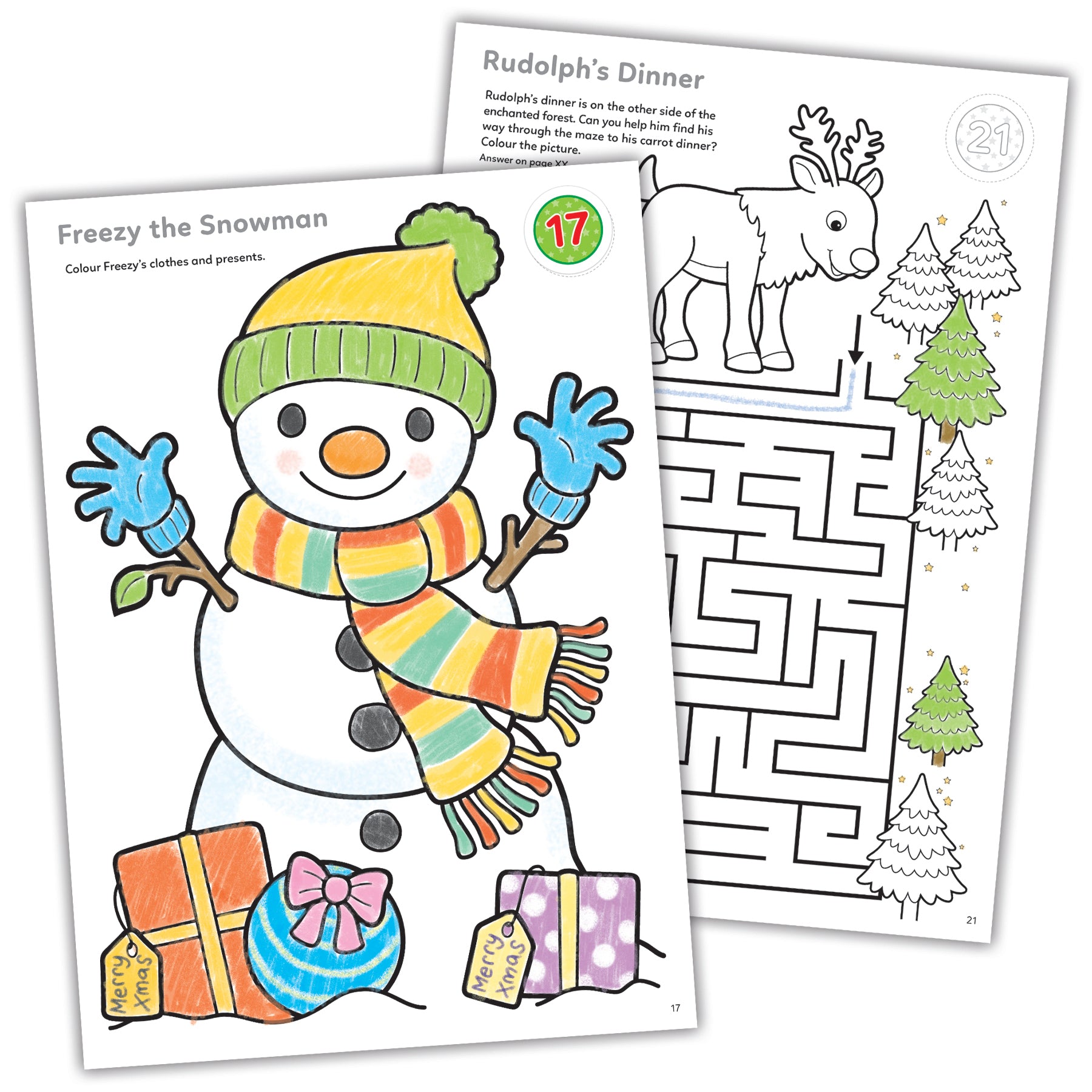 Countdown to Christmas - Colouring Activity Book