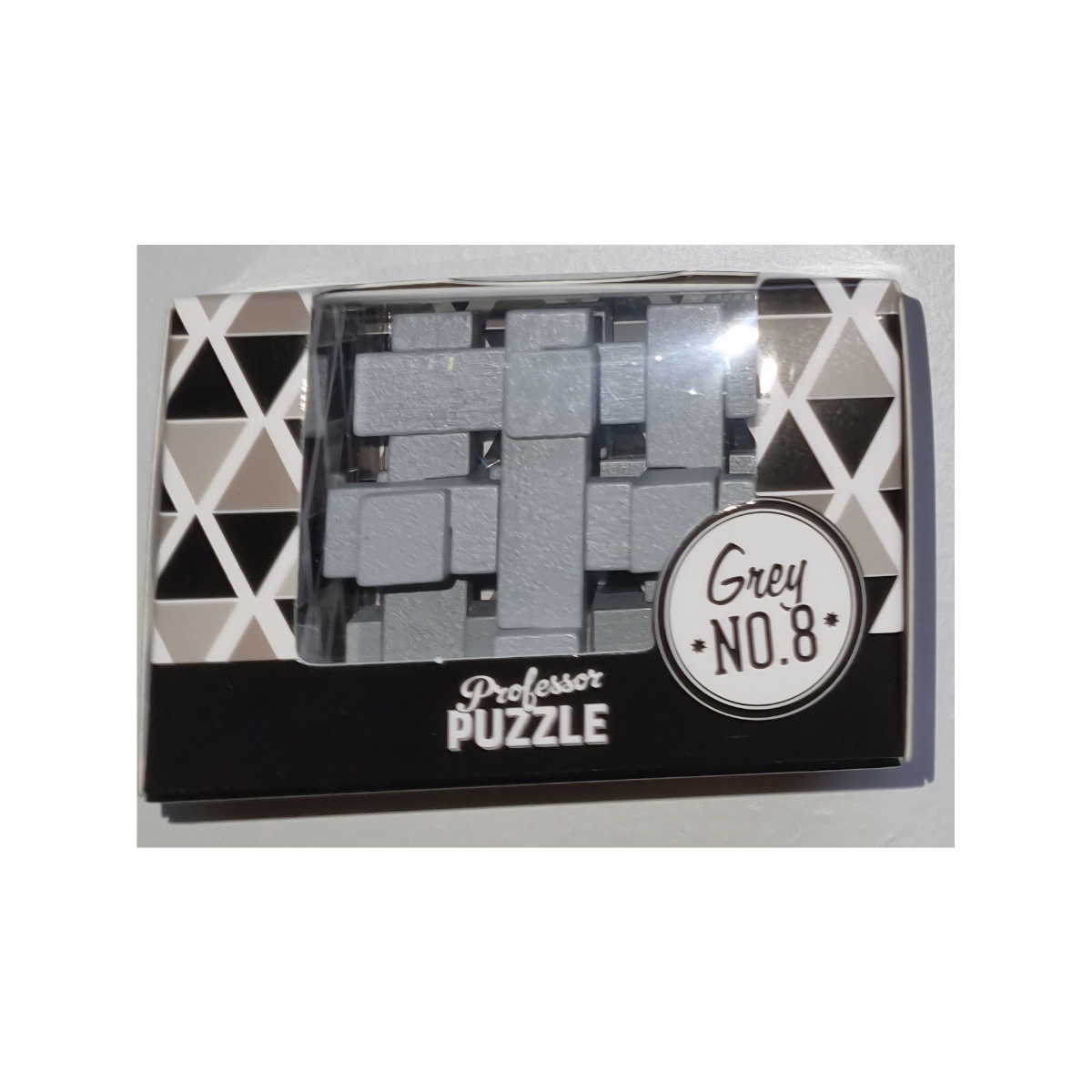 Grey Wooden Colour Block Puzzle