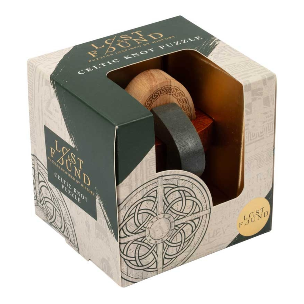 Lost & Found Celtic Knot Wooden 3D Brainteaser Puzzle