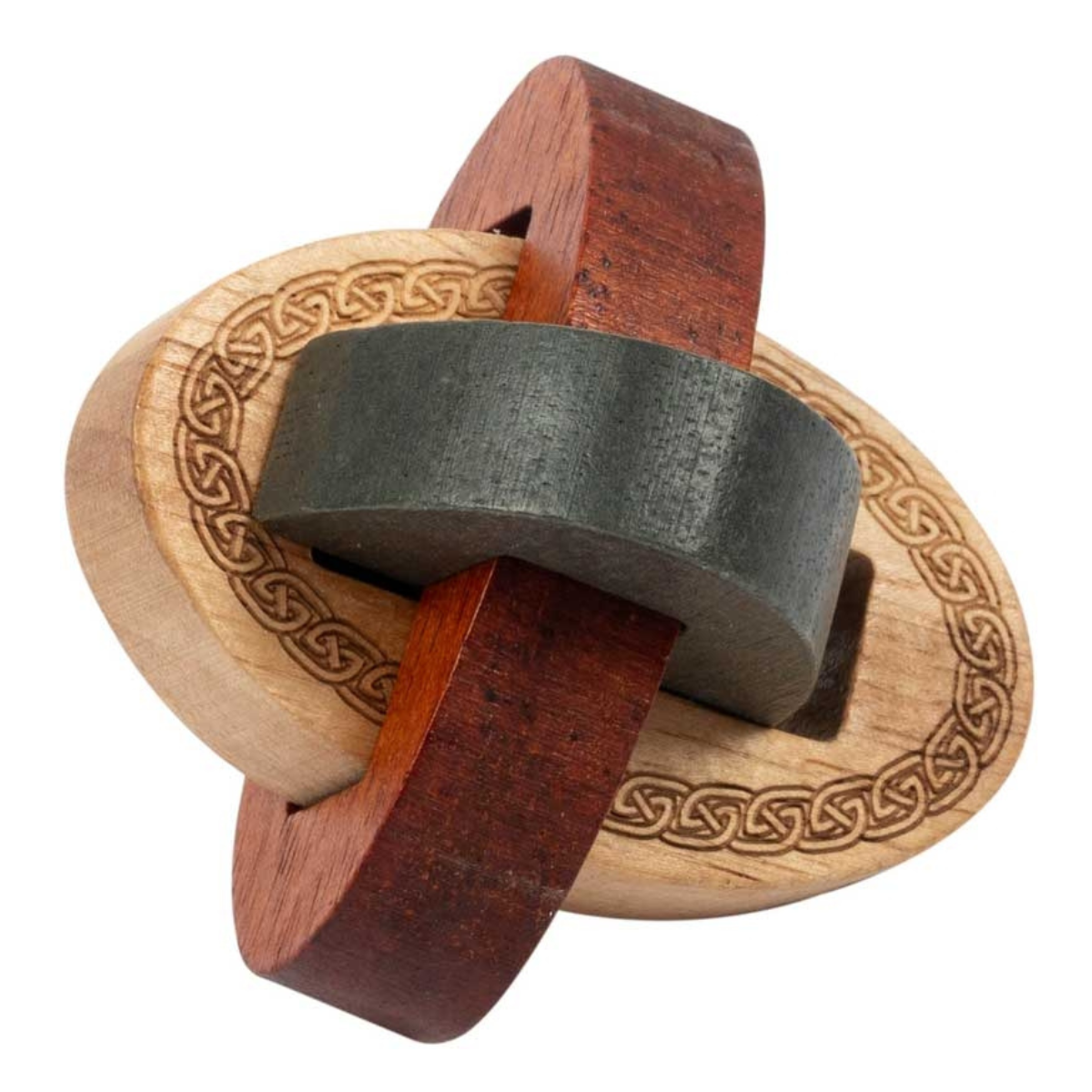 Lost & Found Celtic Knot Wooden 3D Brainteaser Puzzle