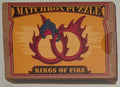 Rings of Fire Matchbox Puzzle by Professor Puzzle — metal wire ring disentanglement brainteaser in matchbox-style box, ages 8+