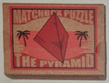 The Pyramid Matchbox Puzzle by Professor Puzzle — wooden block pyramid assembly brainteaser in matchbox-style box, ages 8+