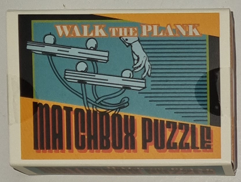 Walk the Plank Matchbox Puzzle by Professor Puzzle — wooden sequential interlocking plank brainteaser in matchbox-style box, ages 8+