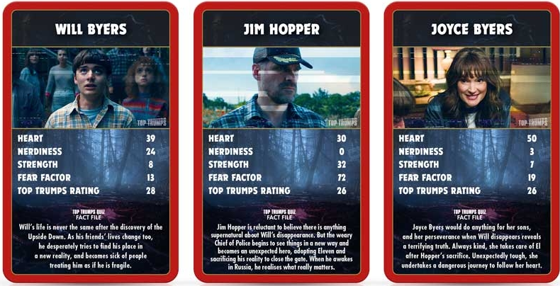 Stranger Things Limited Edition Top Trumps