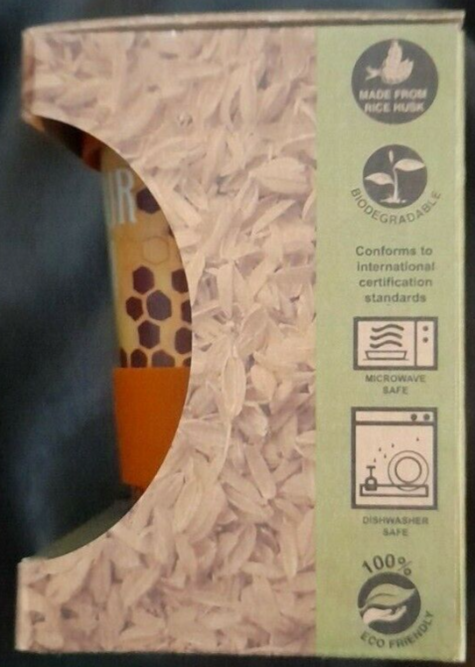Fruit and Veg GoSip Rice Husk Travel Cup
