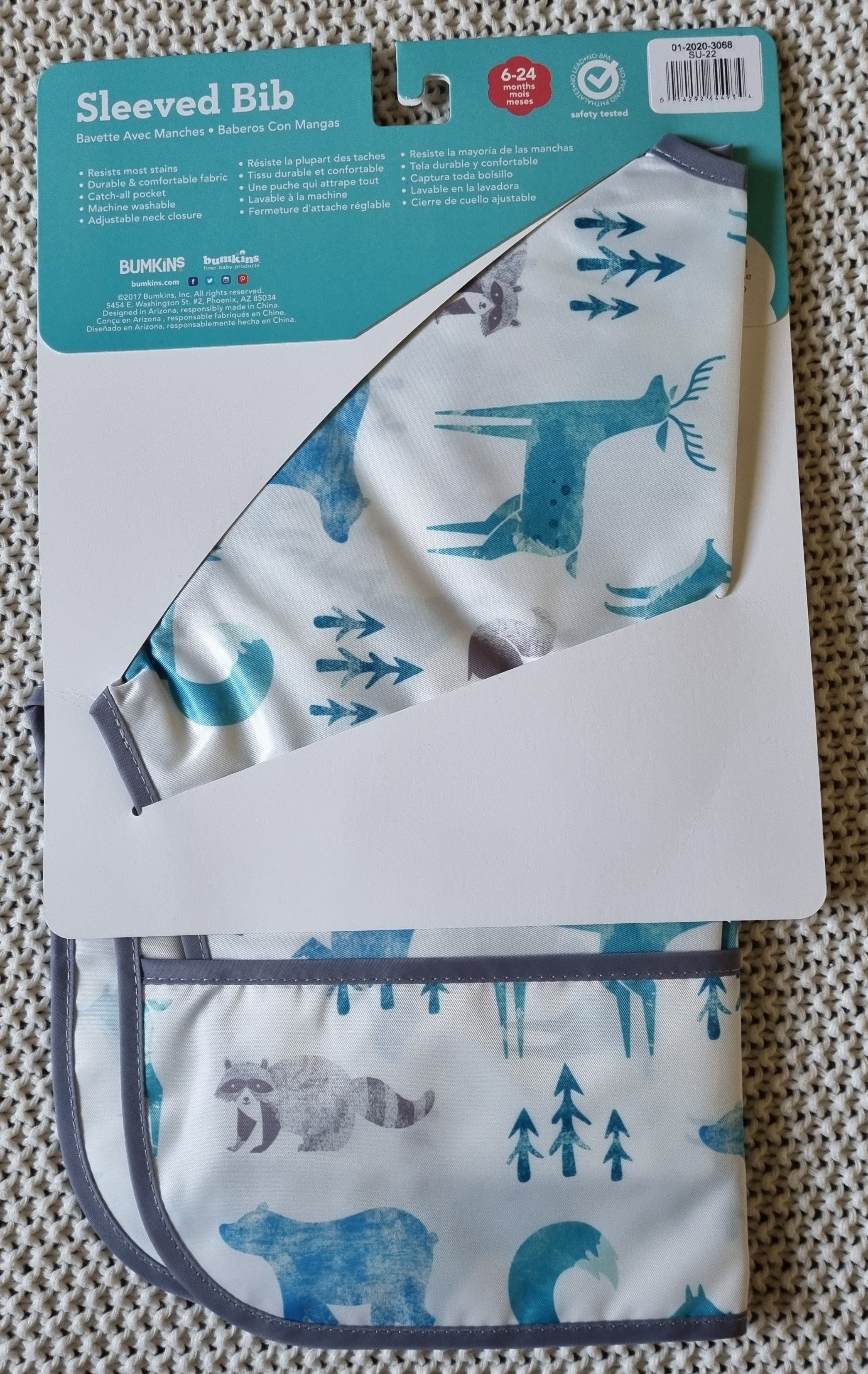 Wildlife Bumkins Sleeved Bib (Single)