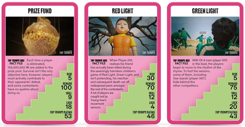 Squid Game Limited Edition Top Trumps