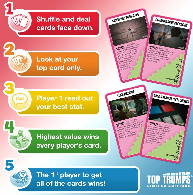 Squid Game Limited Edition Top Trumps