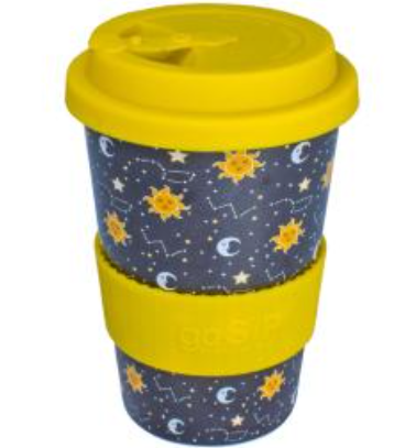 Sun Moon Stars GoSip Rice Husk Travel Cup