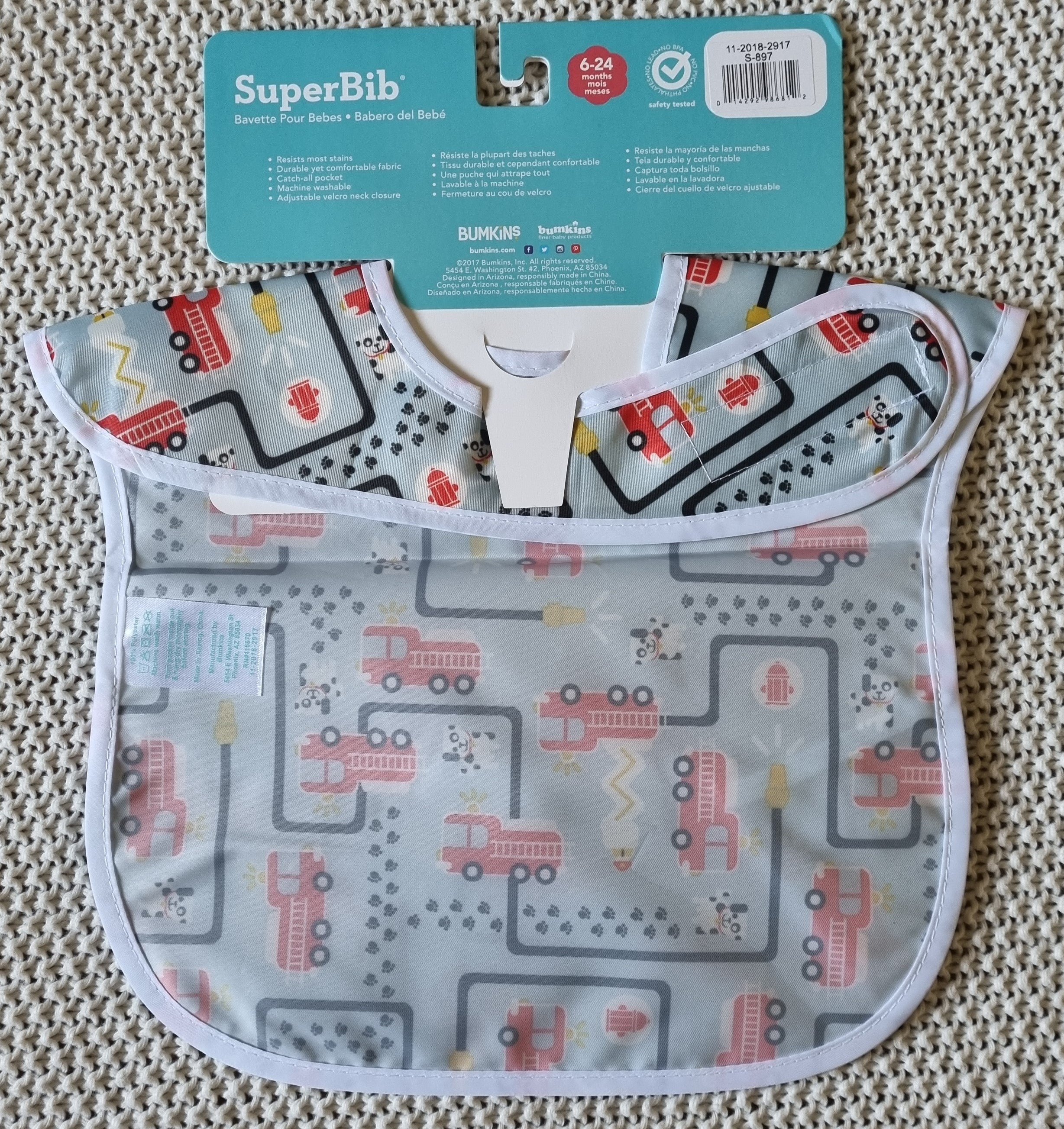 Fire Engine Bumkins Superbib (single)
