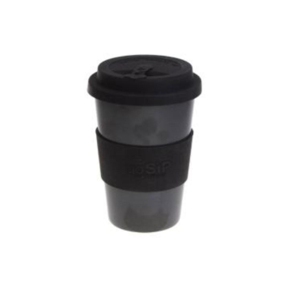 Charcoal GoSip Rice Husk Travel Cup