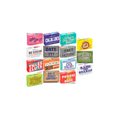 All 15 Professor Puzzle Mini Games Club titles displayed together — colourful pocket-sized card games