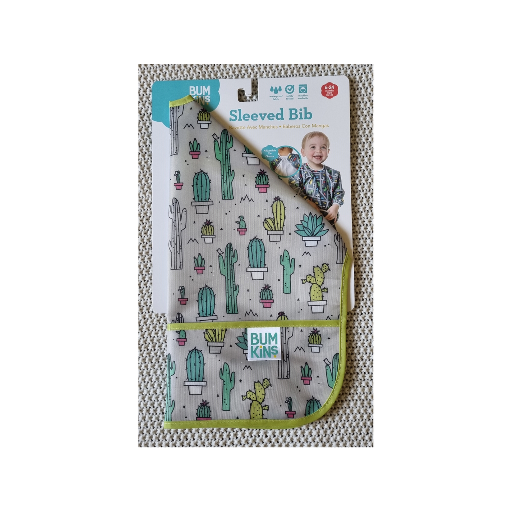 Cacti Bumkins Sleeved Bib (Single)