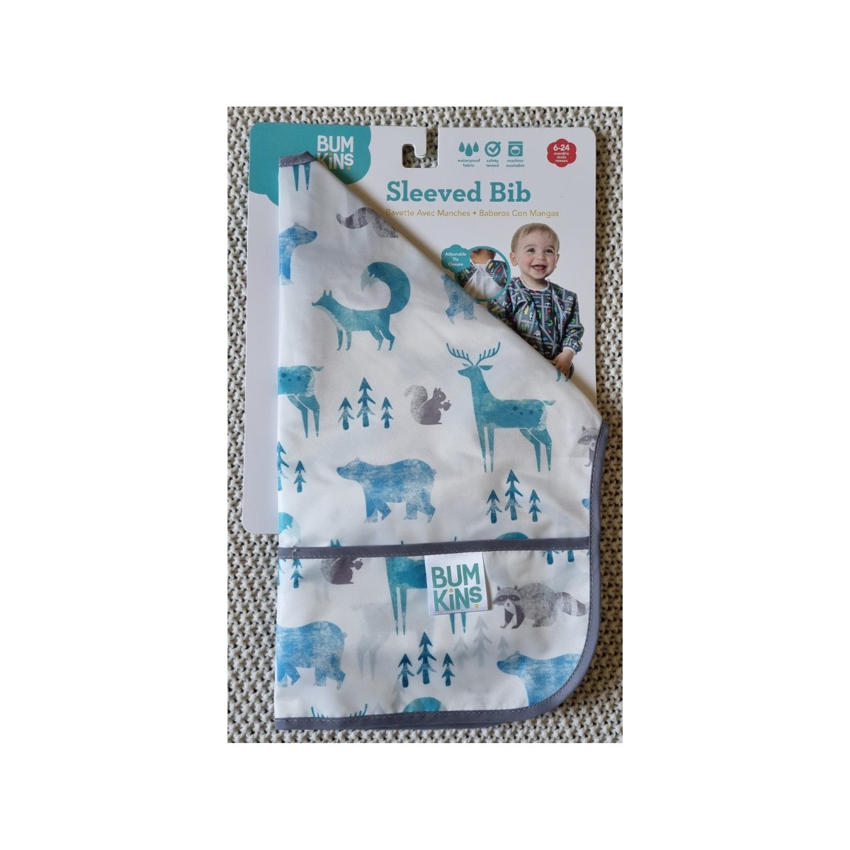Wildlife Bumkins Sleeved Bib (Single)