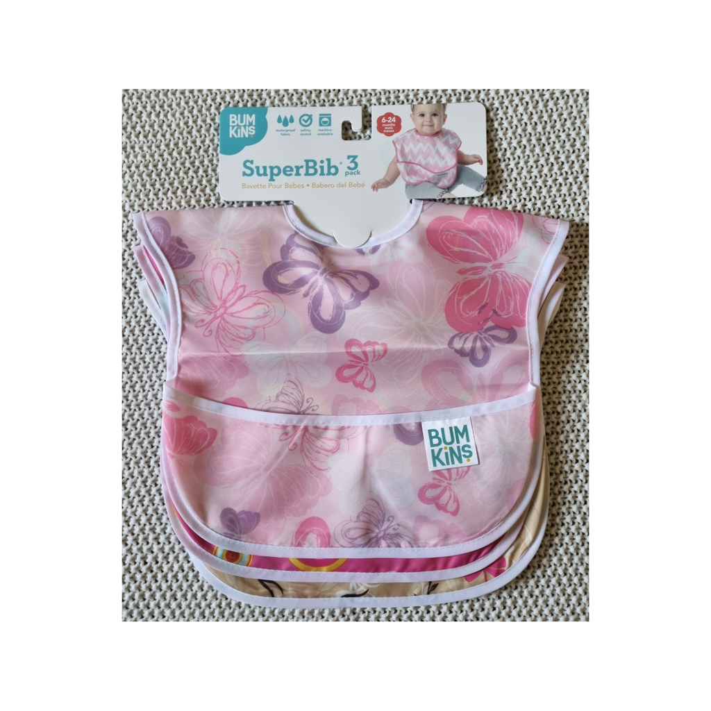 Butterflies Bumkins Superbib (3 pack)