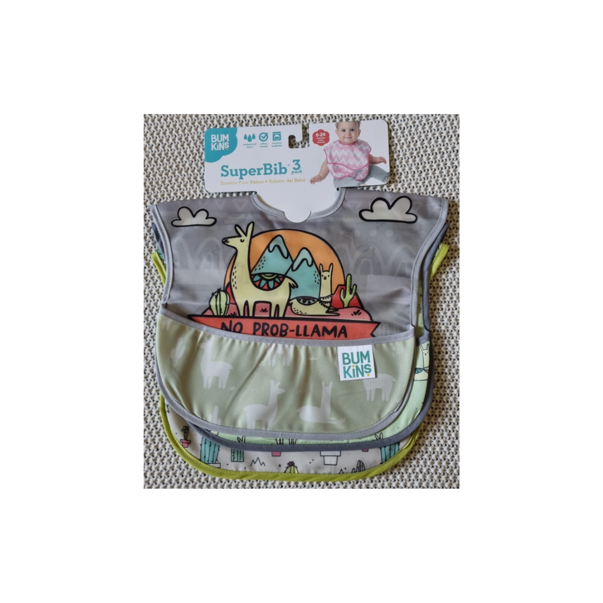 Llama Bumkins Superbib (3 pack)