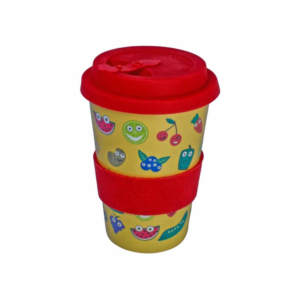 Fruit and Veg GoSip Rice Husk Travel Cup