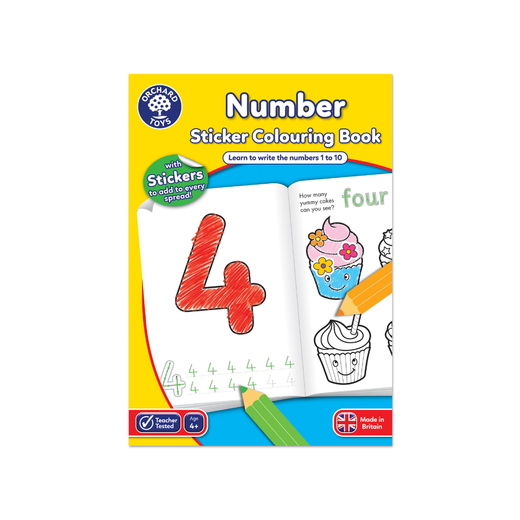 Number - Colouring Activity Book