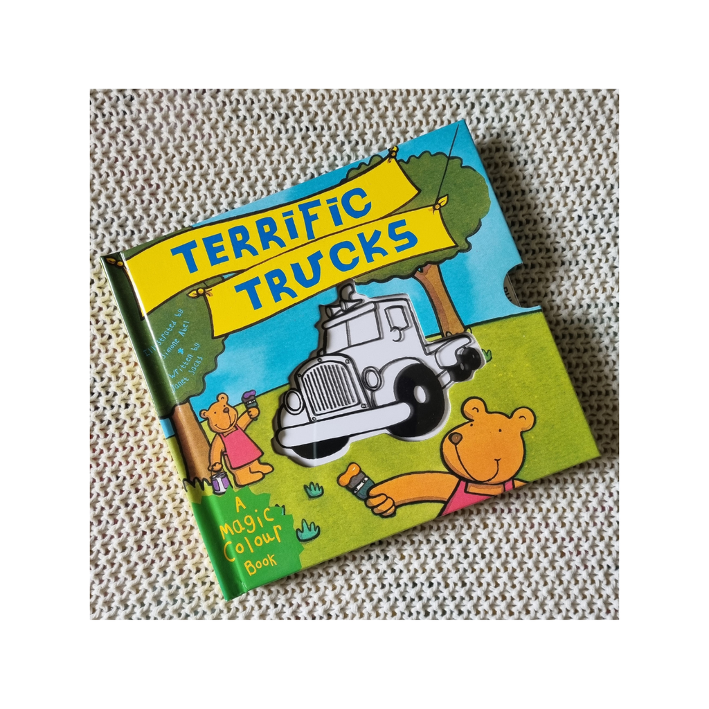 Terrific Trucks - Magic Colour Book