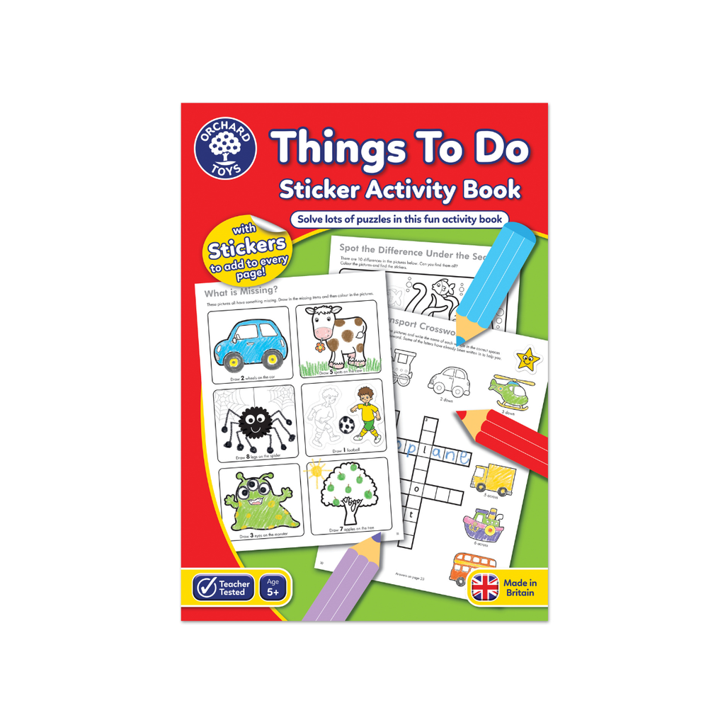 Things To Do - Colouring Activity Book