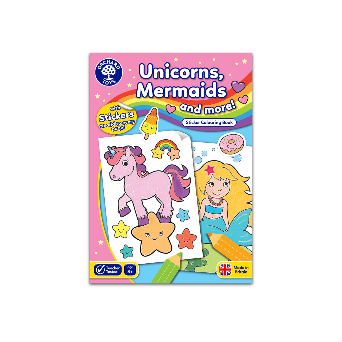 Unicorns, Mermaids and more! - Colouring Activity Book